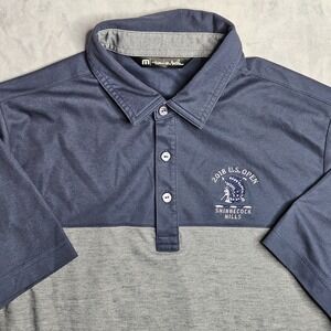 Travis Mathew Polo Shirt‎ Mens Small 2018 US Open Shinnecock Hills Fox Sports